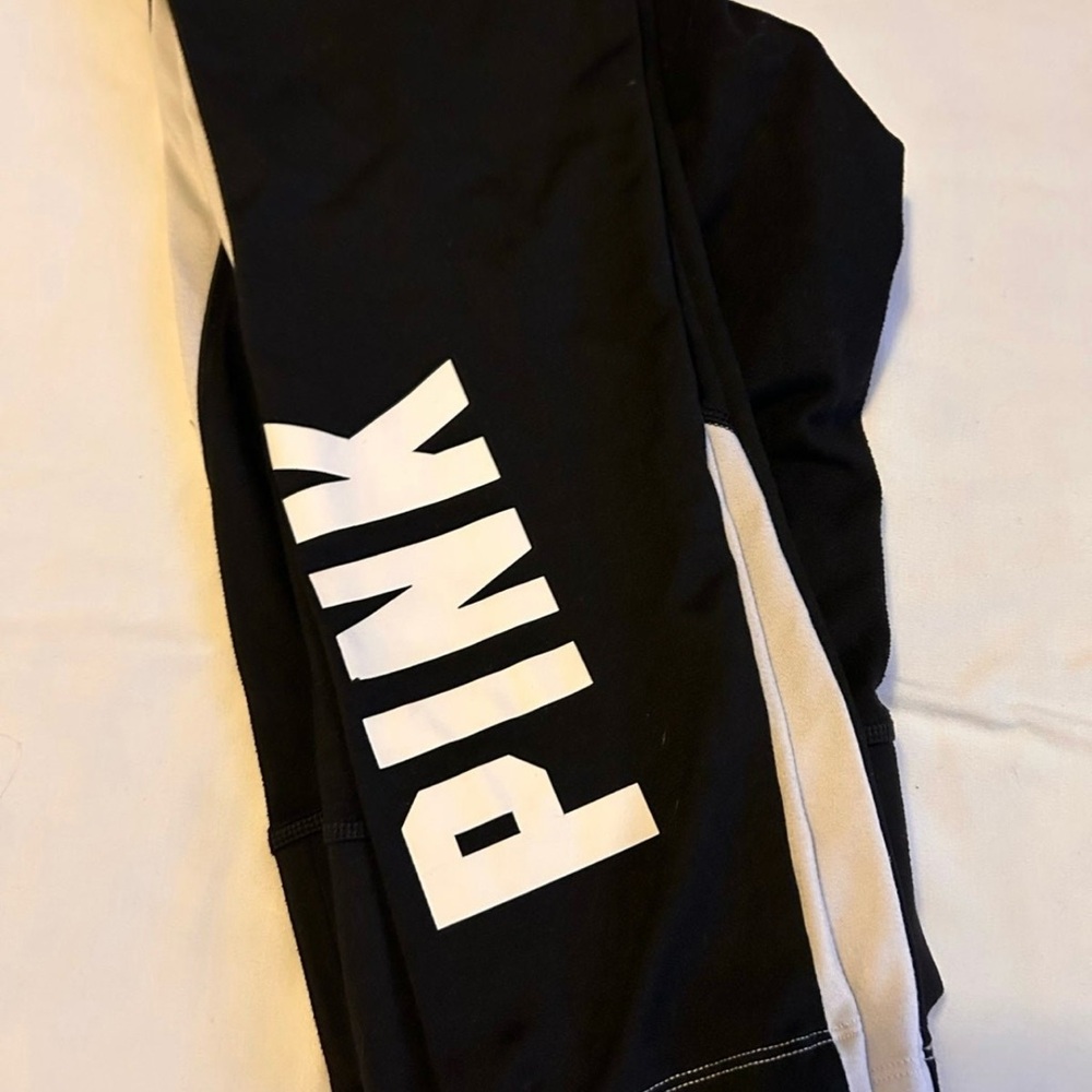 Victoria's Secret PINK Black Cozy Pants
